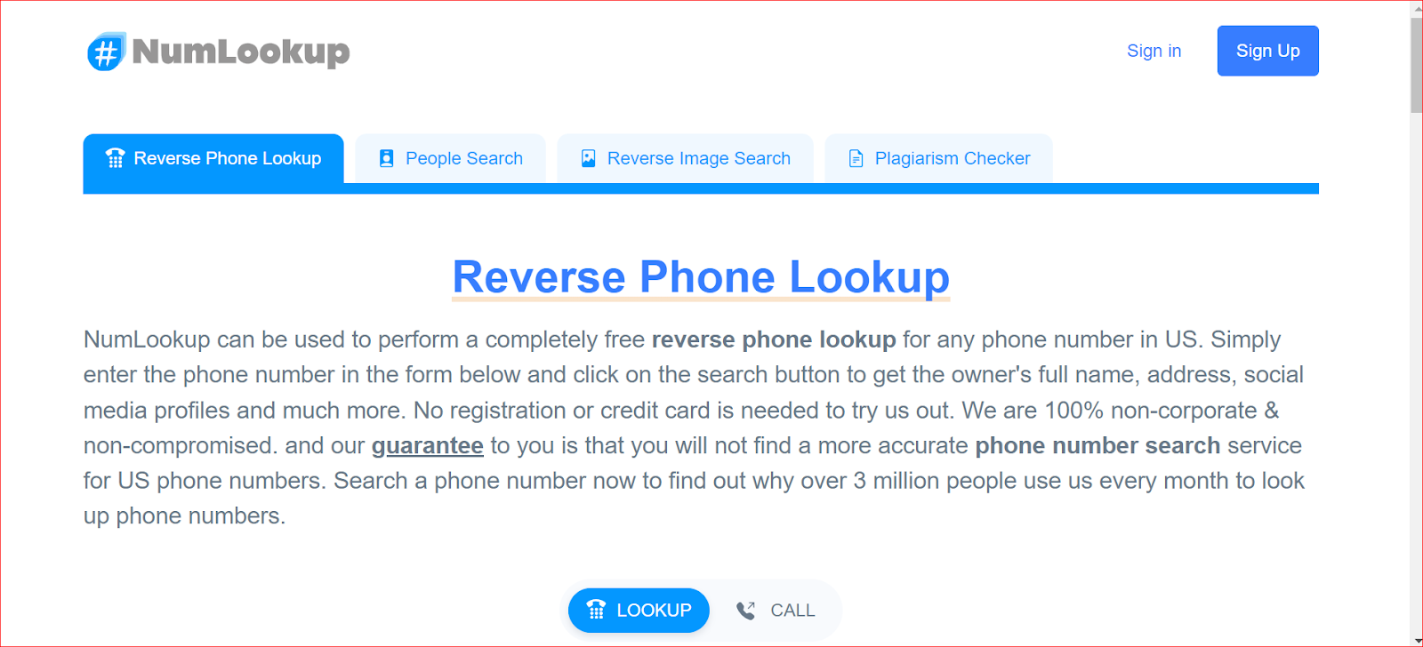 Num Lookup
