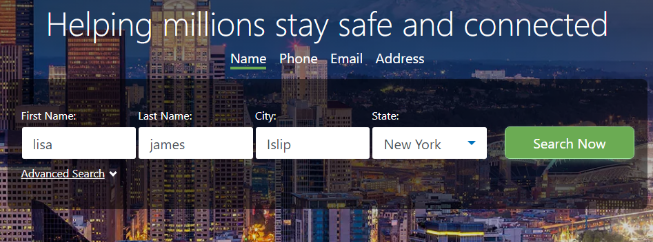 Peoplefinders homepage