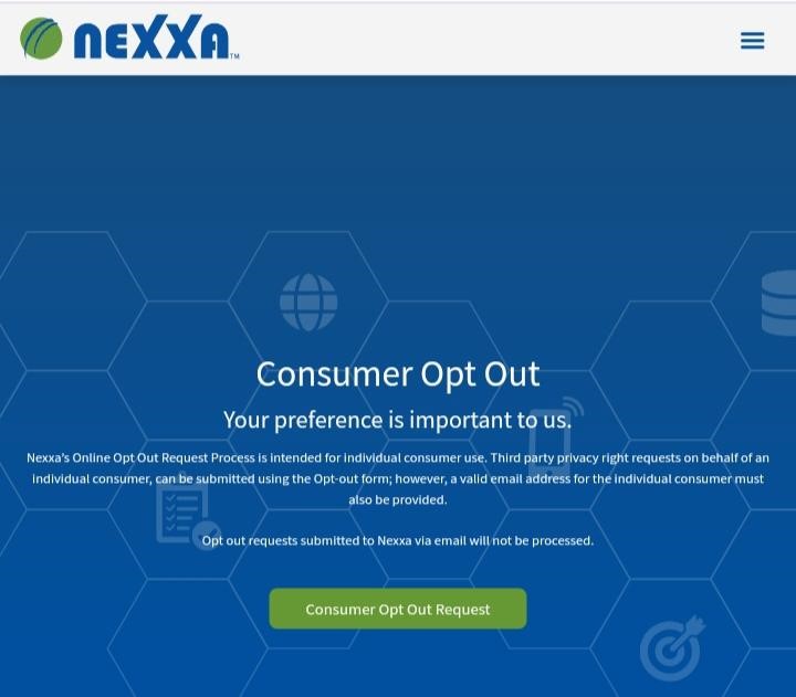 start opt out form Nexxa