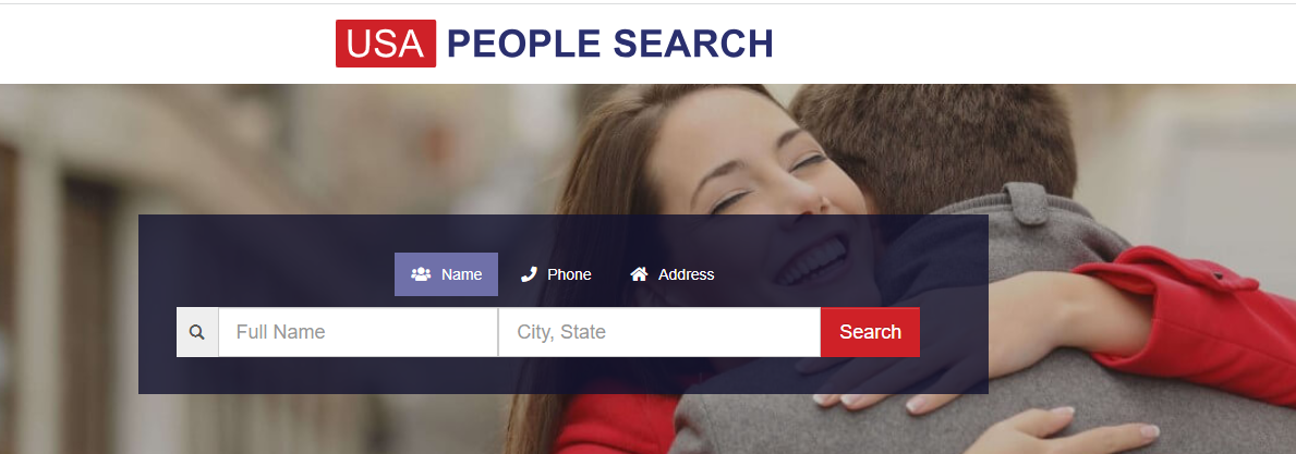 USA People Search homepage