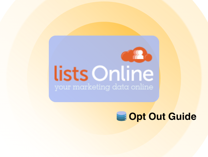 Opt out of listsOnline easily