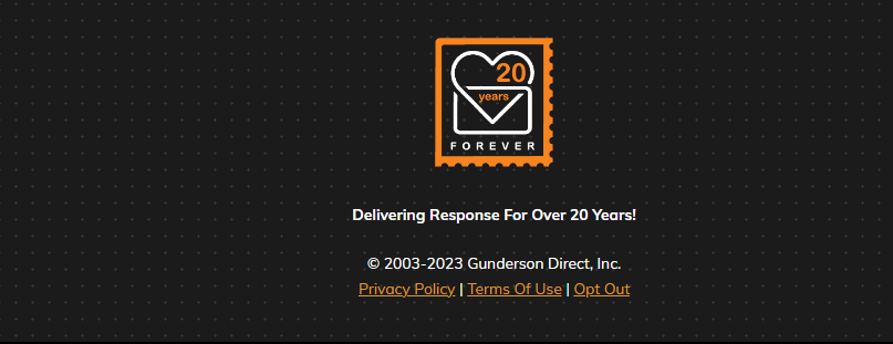 Navigate to gundrson direct opt out page