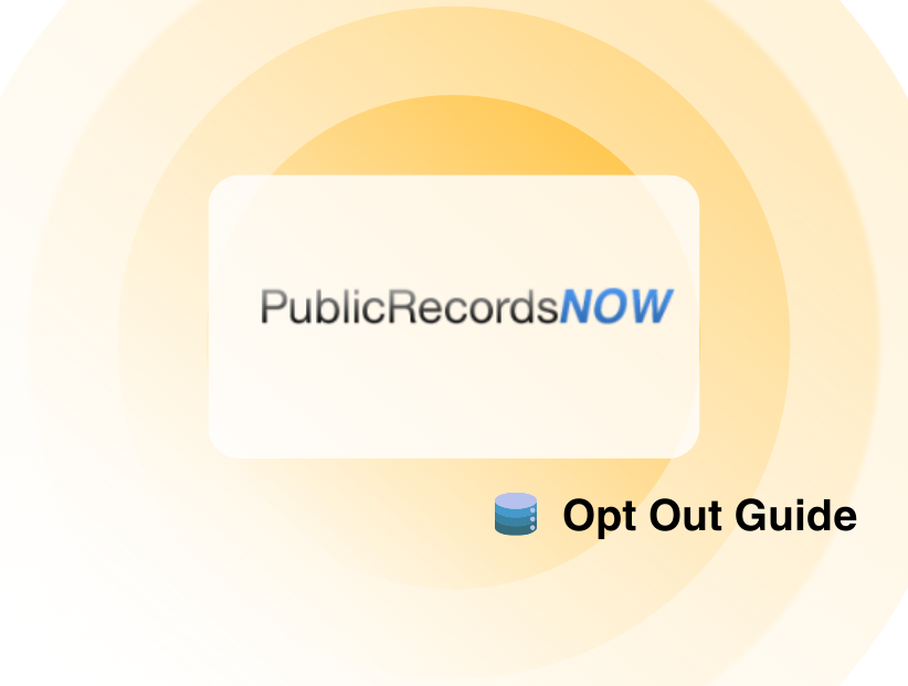 Public records now Opt Out Guide