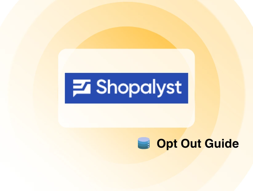 Opt out of Shopalyst easily
