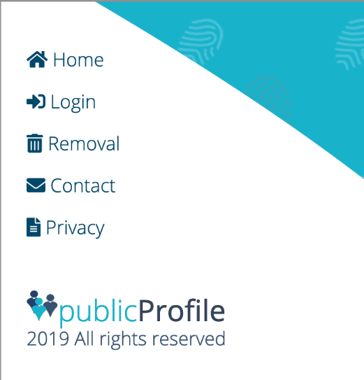 free public profile start removing data