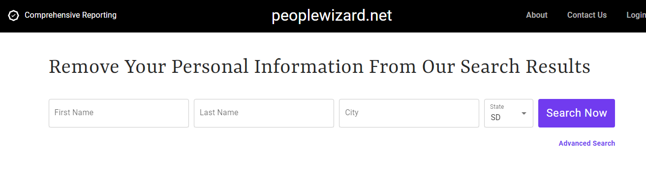 peoplewizard opt out form