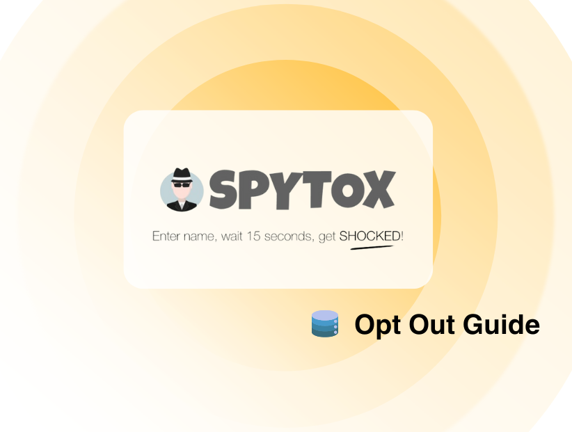 Opt out of SpyTox easily