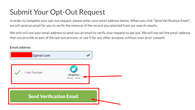 submit opt out on number guru