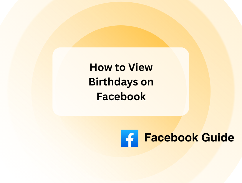 How to View Birthdays on Facebook