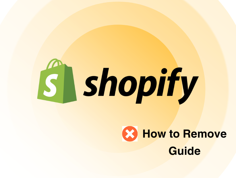how to remove address from shopify