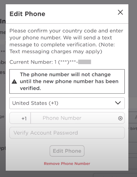 why did roblox remove my phone number