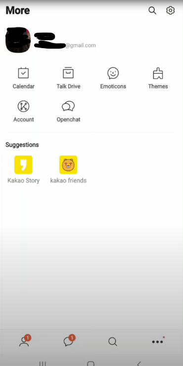 kakao talk profile