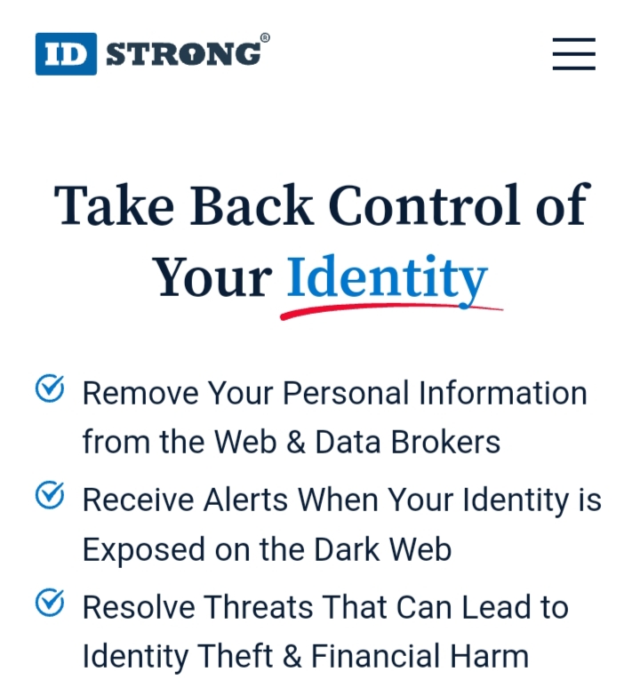 idstrong homepage