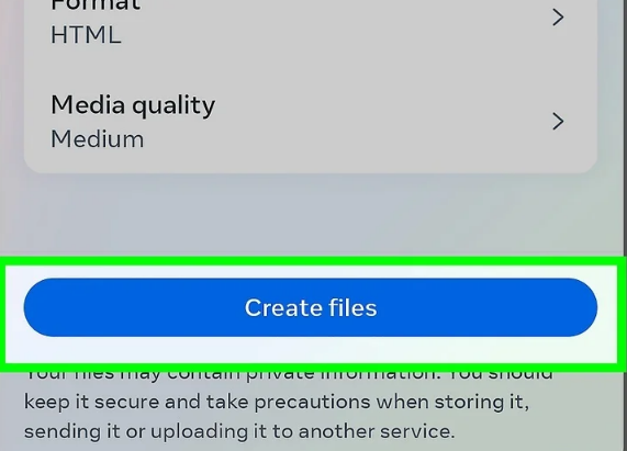 start creating files