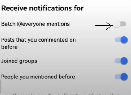 stop batch mention