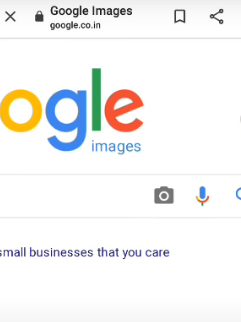 start searching for image ongoogle