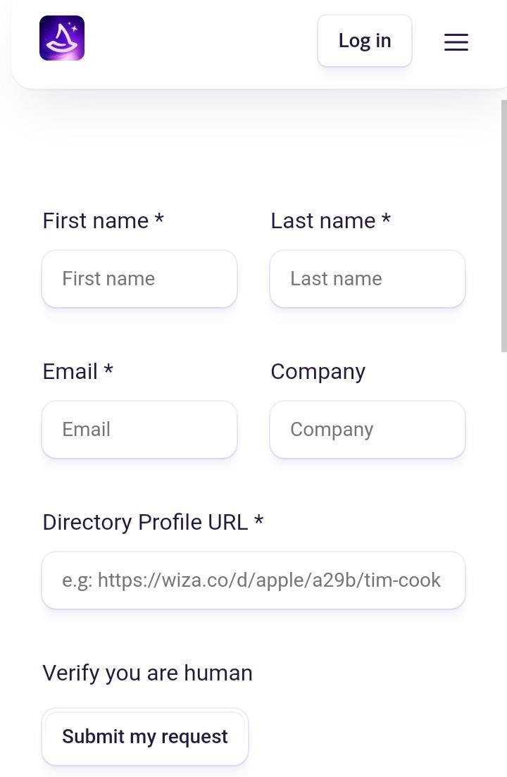 wiza.co opt out form