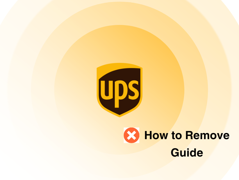how to remove address from ups app