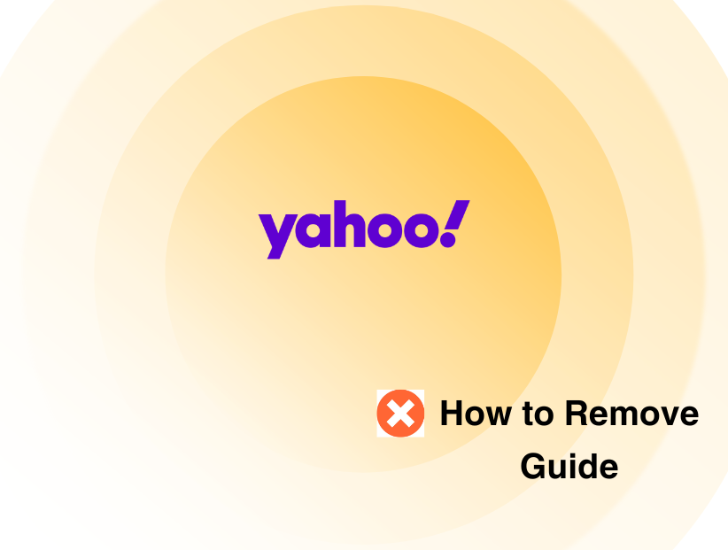 how to remove personal information from yahoo
