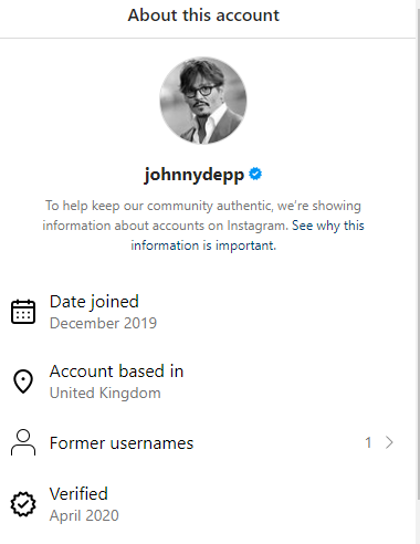 visit the "About" section of websites 