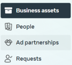 Business assets will let you know about all the Facebook pages you own.