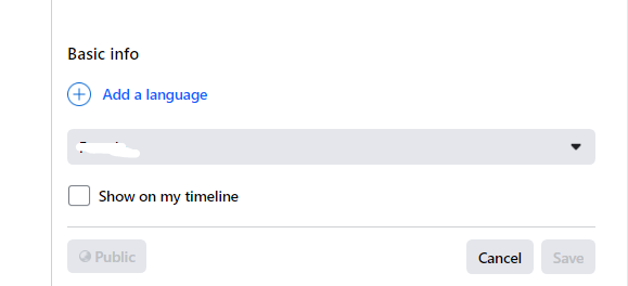 uncheck the box next to "Show on my timeline."