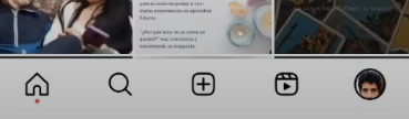In the lower right corner, tap the profile symbol.