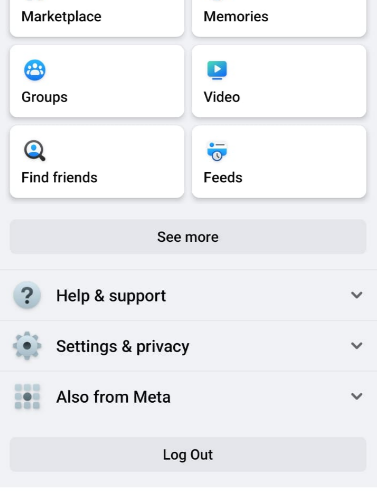 Then click “Settings and privacy.”