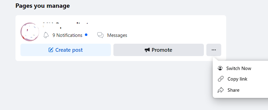 Select the "Share" button