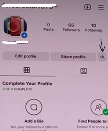 tapping on this "person icon" again