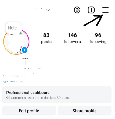 Find and choose 'Your Activity'