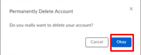 click on the OK button on the popup window 