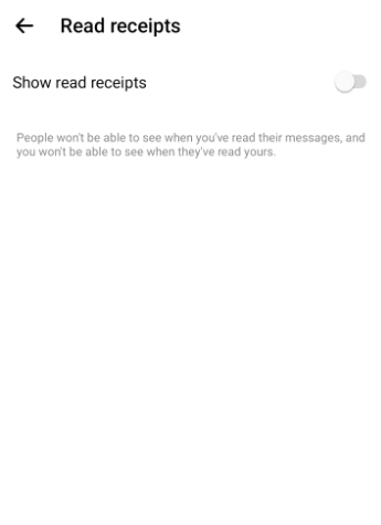 Toggle off that button