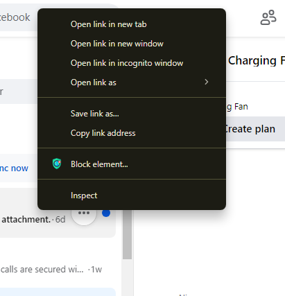 Right-click and select 'Inspect Element.'
