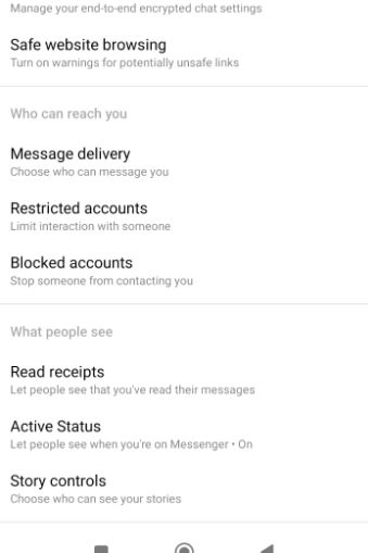 you will find “Read receipts