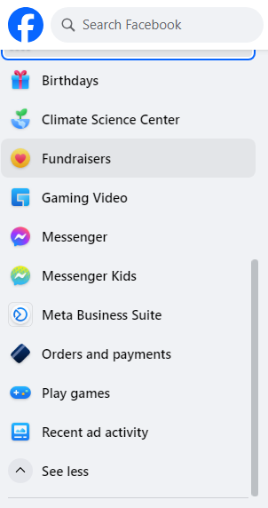 click the Messenger icon to open