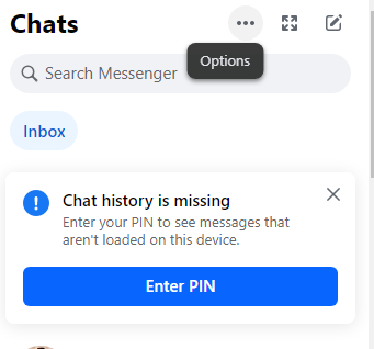 To open a menu, tap the "3-dots" icon