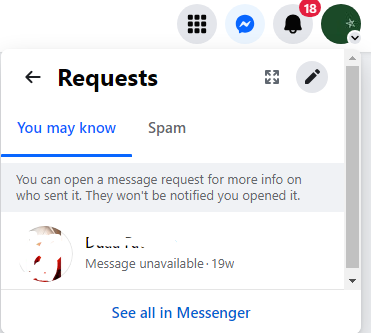 select "See All in Messenger."