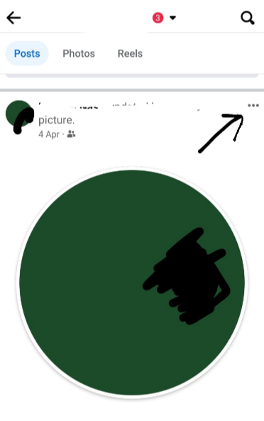 Open the Facebook app and log in.