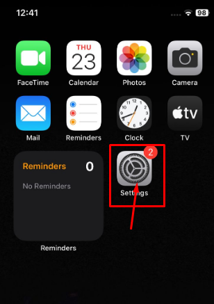 Go to Settings
