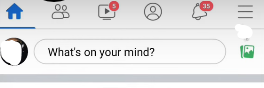 Log into your Facebook account