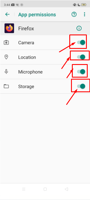 Turn off unused permissions 