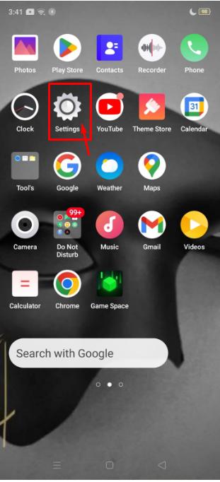 Go to Settings > Apps