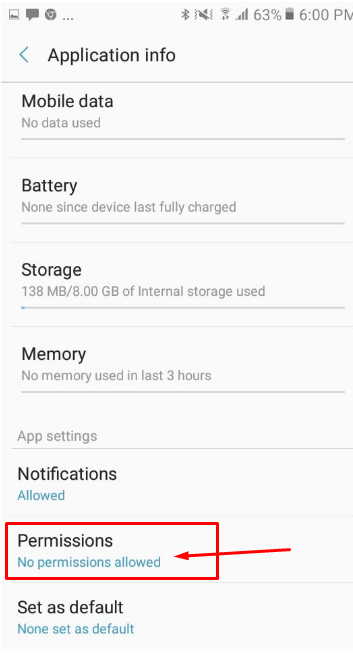 Select Permissions