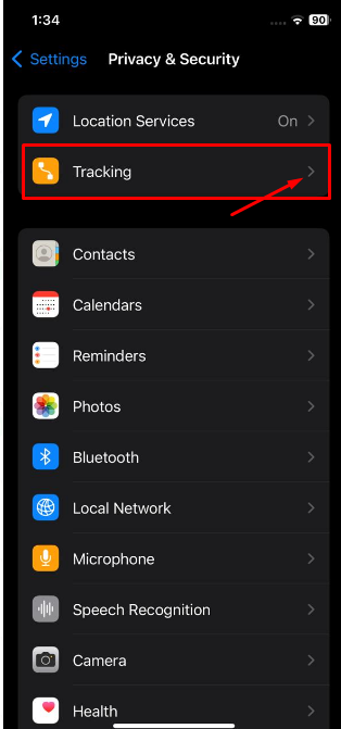 Select tracking 