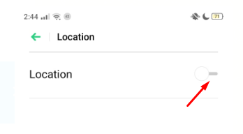 turn off location