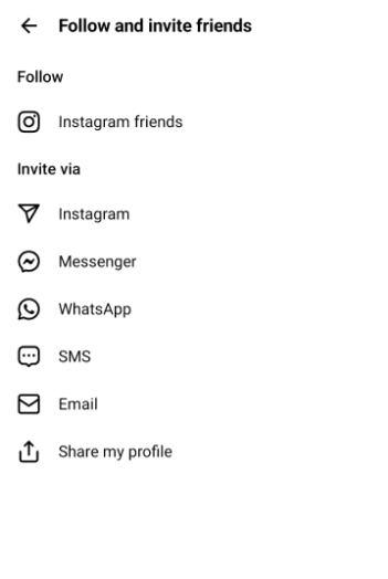 select "Invite friends by WhatsApp"