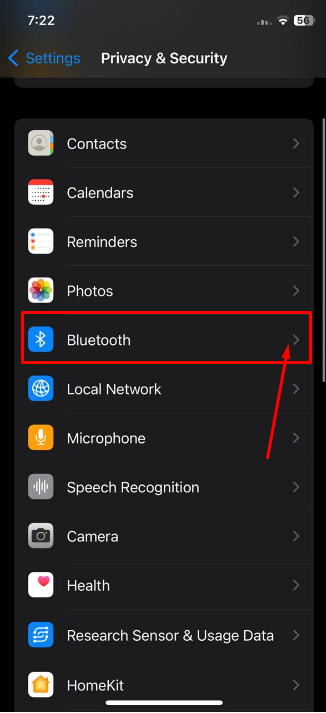 Privacy and security option