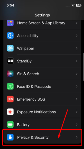 Privacy & Security 
