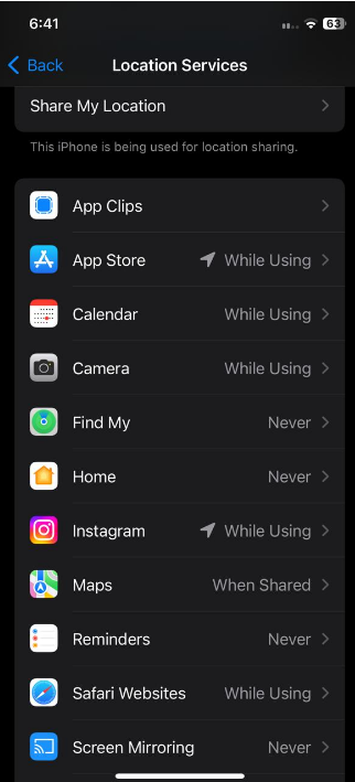 You will see a list of all the services 